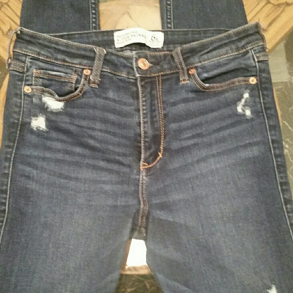 Super Skinny High Rise Jeans